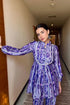 Purple Fusion Kurta Set